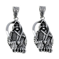 Fashion Halloween Pendant 316L Stainless Steel Ghost Halloween Jewelry Gift & blacken Approx Sold By Lot