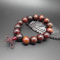 Mala armbanden, Rozenhout, Ronde, boeddhistische sieraden, 200mm, Per verkocht Ca 7.5 inch Strand