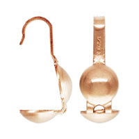 Gold Filled Bead Tips 14K rose gold-filled nickel lead & cadmium free Approx 0.55mm Sold By PC