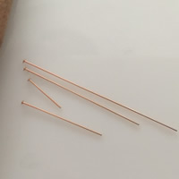 Gold Filled Headpin 14K rose gold-filled nickel lead & cadmium free Sold By PC