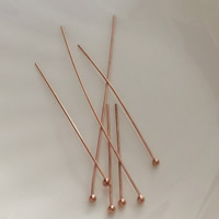 Gold Filled Ball Head Pin 14K rose gold-filled nickel lead & cadmium free Sold By PC