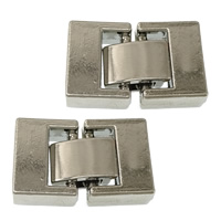 Zinc Alloy Fold Over Clasp platinum color plated nickel lead & cadmium free 21mm Approx Sold By Lot