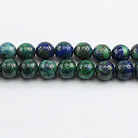 Lapislazuli Phönix Perle, rund, natürlich, verschiedene Größen vorhanden, Bohrung:ca. 1mm, Länge ca. 16 ZollInch, verkauft von Menge
