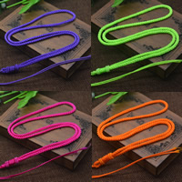 Modne przewody do naszyjników, Sznur nylonowy, dostępnych więcej kolorów, 3mm, długość około 24 cal, 100nici/torba, sprzedane przez torba