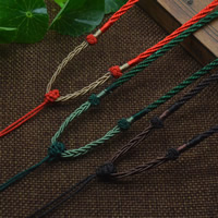 Cuerdas para Collares, cordón de nylon, ajustable, más colores para la opción, 3mm, longitud aproximado 17.5-23.5 Inch, 100Strandsfilamento/Bolsa, Vendido por Bolsa