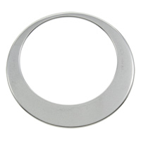 Roestvrij staal ring connectors, Donut, oorspronkelijke kleur, 33x1mm, Gat:Ca 19.8mm, 100pC's/Bag, Verkocht door Bag