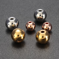 Brass Jewelry Beads Drum plated nickel lead & cadmium free Sold By Bag