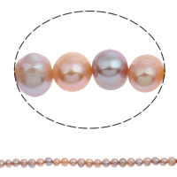 Bulvių išauginti gėlavandenių perlų karoliukai, Gėlo vandens perlų, Bulvė, natūralus, skirtingo dydžio pasirinkimo, multi-colored, Skylė:Apytiksliai 0.8mm, Parduota už Apytiksliai 15.5 Inch Strand