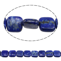 Lapis lazuli perle, Prirodni lapis lazuli, Trg, 12x12mm, Rupa:Približno 1.5mm, Dužina Približno 16 inčni, 2pramenovi/Lot, Približno 33računala/Strand, Prodano By Lot