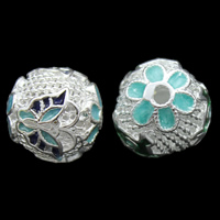 Cloisonne Beads Round handmade hollow lead & cadmium free 12mm Approx 2mm Sold By PC