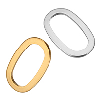 Stainless Steel Povezivanje Ring, Nehrđajući čelik, pozlaćen, više boja za izbor, 12x20x1.20mm, Rupa:Približno 7.5x16mm, 200računala/Torba, Prodano By Torba