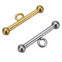 Stainless Steel Toggle Clasp Findings plated Approx 2.5mm Sold By Bag