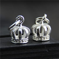 925 Sterling Silver Pendant Crown 8.50mm Approx 4mm Sold By Lot