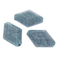 Acrylic Jewelry Beads Rhombus imitation turquoise Approx 1mm Approx Sold By Bag