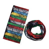 Outdoor Magic Bandana Polyester Microfiber Rectangle multifunctional & anti ultraviolet multi-colored Sold By Lot