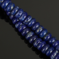 Lapis Lazuli Beads, Natuurlijke Lapis Lazuli, Rond plat, verschillende grootte voor keus, Grade AA, Per verkocht Ca 15 inch Strand