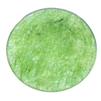 Zöld Achát Cabochon, Lapos kerek, lapos vissza, 21x4mm, 50PC-k/Bag, Által értékesített Bag