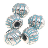 Copper Coated Plastic Beads Drum bluing Approx 1mm Sold By Bag
