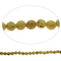 Buddhistiske perler, Bodhi Root, Runde, oprindelige farve, 10mm, Hole:Ca. 1.5mm, Længde Ca. 33 inch, 10Strands/Bag, Ca. 82pc'er/Strand, Solgt af Bag