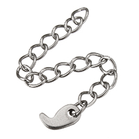 Stainless Steel Extender Chain original color Length Approx 2 Inch Sold By Lot