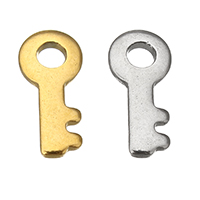 Stainless Steel Extender Chain Drop Key plated Approx 2mm Sold By Lot