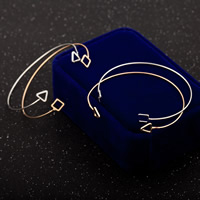 Tibetan Style Cuff Bangle, plated, different styles for choice, lead & cadmium free, 65mm, Inner Diameter:Approx 60mm, Length:Approx 7 Inch, Sold By PC