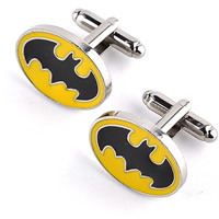 Cufflinks Zinc Alloy Flat Oval platinum color plated enamel lead & cadmium free 20mm Sold By Pair
