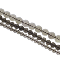 Natural Smoky Quartz Beads Round Grade AAA Approx 1.5mm Sold Per Approx 15 Inch Strand