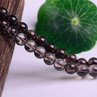 Naturale Smoky Quartz Beads, quarzo affumicato, Cerchio, formato differente per scelta, Foro:Appross. 1-3mm, Venduto per Appross. 15 pollice filo