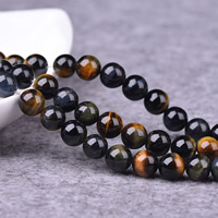 Natural Tiger Eye Beads Round Approx 1-2mm Length Approx 15 Inch Sold By Lot