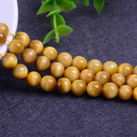 Natural Tiger Eye Beads Round golden yellow Grade AAAAA Approx 1-2mm Sold Per Approx 15 Inch Strand