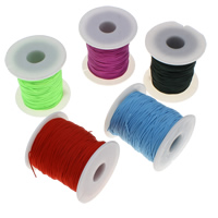 Przewód nylonowy, Sznur nylonowy, ze Szpulka plastikowa, dostępnych więcej kolorów, 1mm, około 80m/szpula, sprzedane przez szpula