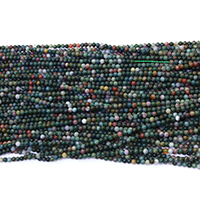 Indijski Agate Perla, Krug, prirodan, različite veličine za izbor, Rupa:Približno 0.5mm, Dužina Približno 16.5 inčni, Prodano By Lot