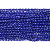 Natural Lapis Lazuli Beads Round Grade AB Approx 0.5mm Length Approx 16 Inch Sold By Lot