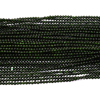 Grön Goldstone Bead, Rund, olika storlek för val, grön, Hål:Ca 0.5mm, Längd Ca 16 inch, Säljs av Lot