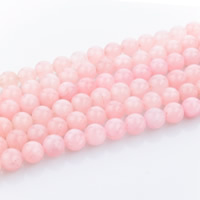 Natürliche Rosenquarz Perlen, rund, verschiedene Größen vorhanden, Bohrung:ca. 1mm, Länge ca. 15 ZollInch, verkauft von Menge