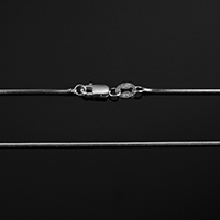 Łańcuch naszyjnik srebro 925, różne długości do wyboru, 1mm, 10nici/wiele, sprzedane przez wiele