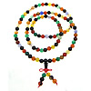 Buddhistické šperky náhrdelník, Achát, s Nylon kabel, přírodní, různé velikosti pro výběr, Prodáno za Cca 26 inch Strand