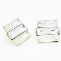 Zinc Alloy Button with Crystal gold color plated faceted lead & cadmium free Approx 2mm Sold By Bag