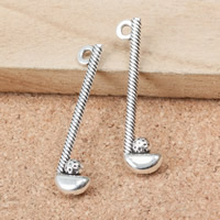 Zinc Alloy Tool Pendants Golf Club antique silver color plated nickel lead & cadmium free Approx 1mm Sold By Lot