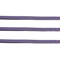 Cordon de laine, velours de coton, violet, 2x1mm, 100Strandstoron/lot, 1yardsyard/brin, Vendu par lot