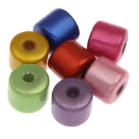 Perles miracles acryliques, Acrylique, pilier, couleurs mélangées, 8mm, Trou:Environ 1mm, Environ 1280PC/sac, Vendu par sac