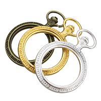 Zinc Alloy Pendants Donut plated nickel lead & cadmium free Approx 12.5mm Sold By Lot