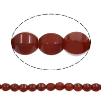 Naturlig röd agat pärlor, Red Agate, Lykta, 15mm, Ca 25PC/Strand, Såld Per Ca 15.5 inch Strand