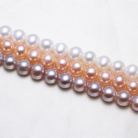 Bulvių išauginti gėlavandenių perlų karoliukai, Gėlo vandens perlų, Bulvė, natūralus, daugiau spalvų pasirinkimas, 8-9mm, Skylė:Apytiksliai 0.8mm, Parduota už Apytiksliai 15.5 Inch Strand
