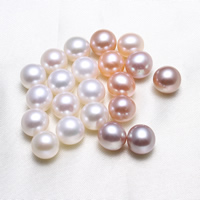 Nėra Hole Kultūringas gėlavandenių perlų karoliukai, Gėlo vandens perlų, Bulvė, natūralus, ne skylė, daugiau spalvų pasirinkimas, 8.5-9mm, Pardavė PC