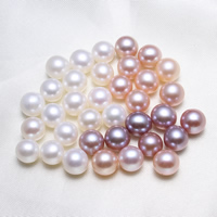 Nėra Hole Kultūringas gėlavandenių perlų karoliukai, Gėlo vandens perlų, Bulvė, natūralus, ne skylė, daugiau spalvų pasirinkimas, 8-8.5mm, Pardavė PC