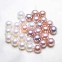 Cultured No Hole Freshwater Pearl Beads Potato natural 7.5-8mm Sold By PC