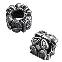 Zinc Alloy European Beads antique silver color plated without troll nickel lead & cadmium free Approx 4.5mm Sold By Lot