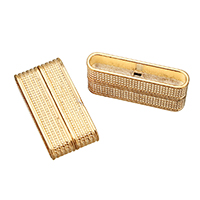 Zinc Alloy Magnetic Clasp Rectangle rose gold color plated nickel lead & cadmium free Approx Sold By Lot